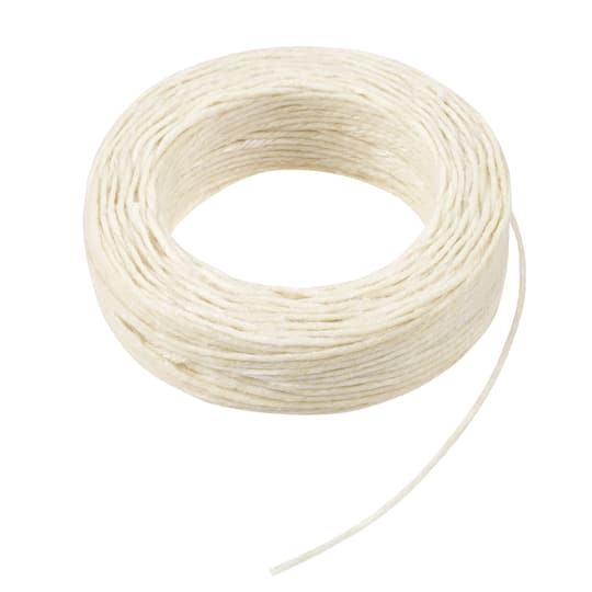 White Waxed Linen Cord by Bead Landing™